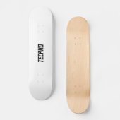 TECHNO-muziek Persoonlijk Skateboard (Voorkant)