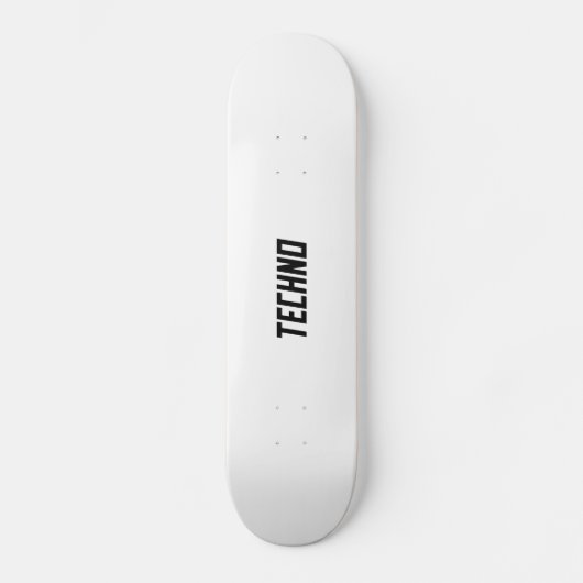 TECHNO-muziek Persoonlijk Skateboard (Voorkant)