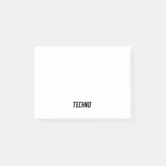 TECHNO-muziek Post-it® Notes (Voorkant)