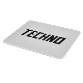 TECHNO-muziek Snijplank (Hoek)