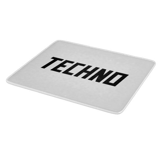TECHNO-muziek Snijplank (Hoek)