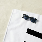 TECHNO-muziek Strandlaken (In situ)