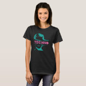 Techno Muziek Techno Fan Muskier DJ T-shirt (Voorkant volledig)