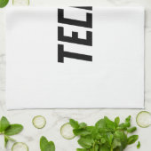 TECHNO-muziek Theedoek (Gevouwen)