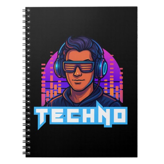 Techno Notitieboek (Voorkant)