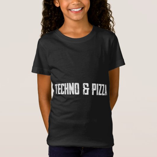 Techno & Pizza T-shirt (Voorkant)