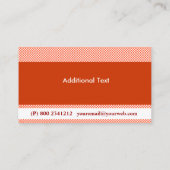 Techno Pop Retro Visitekaartje (Achterkant)