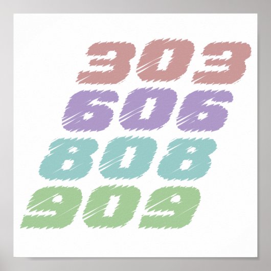 Techno-Poster Poster (Voorkant)