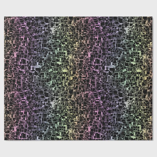 techno rainbo: cadeaupapier (Vlak)