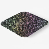 techno rainbo: papieren bordje (Gebogen)