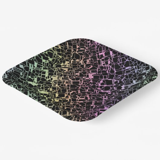 techno rainbo: papieren bordje (Gebogen)