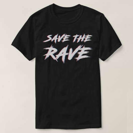 Techno Rave Gabber Gift DJ EDM Clubbing Raver T-shirt (Design voorkant)