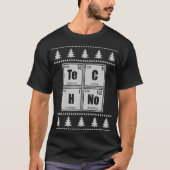 Techno Rave Ugly KerstSweater T-shirt (Voorkant)