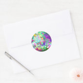 Techno Ronde Sticker (Envelop)