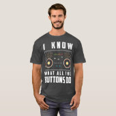 Techno Shirt DJ Shirten Voor Mannen Vrouwen Kinder (Voorkant volledig)