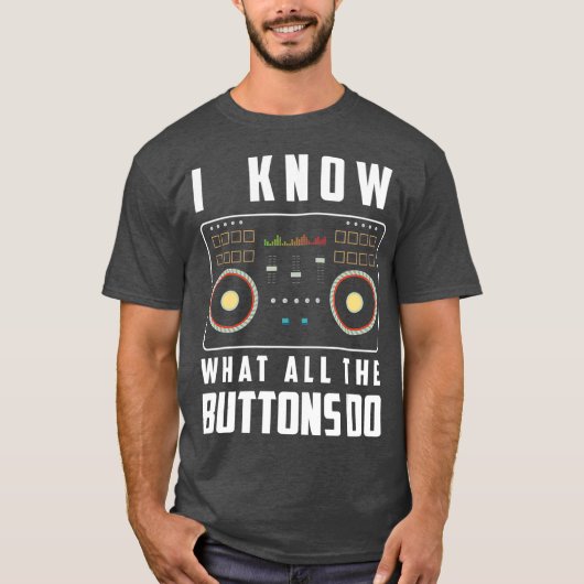 Techno Shirt DJ Shirten Voor Mannen Vrouwen Kinder (Voorkant)