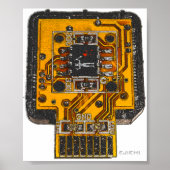 Techno Skull (volledig) Poster (Voorkant)