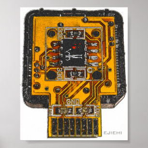 Techno Skull (volledig) Poster