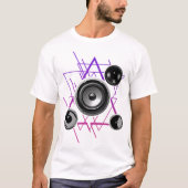 Techno Sound Speaker EDM Dance Floor Fun T-shirt (Voorkant)