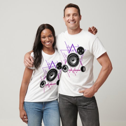 Techno Sound Speaker EDM Dance Floor Fun T-shirt (Unisex)