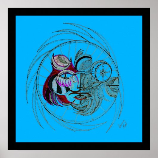 Techno Spirit Reproduction Poster (Voorkant)