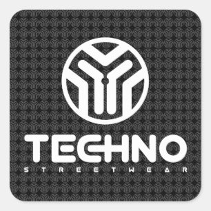 Techno Streetslijtage - Logo - Stickers