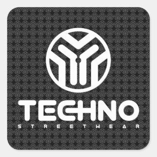 Techno Streetwear - Logo - Stickers