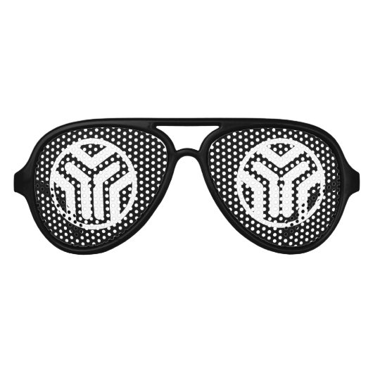 Techno Streetwear - Logo - Zonnebril (Voorkant)