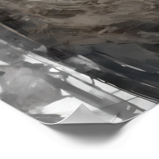 Techno Traces: Femme Machine Poster (Hoek)