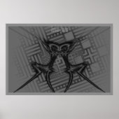 techno trance poster (Voorkant)