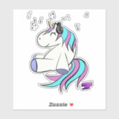 Techno Uni Clear vinyl sticker / decal (Vel)