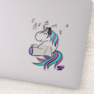 Techno Uni Clear vinyl sticker / decal