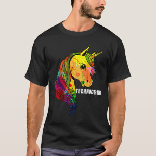 Techno Unicorn Trance EDM Rave T-shirt