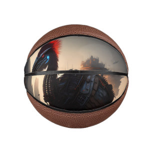 "Techno-Veren: De Futuristische Emu Robot" Basketbal