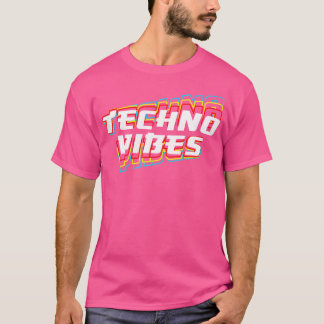 Techno Vibes Raver DJ Party Festival EDM T-shirt