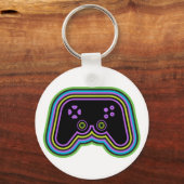 Techno Video Game Controller Sleutelhanger (Voorkant)