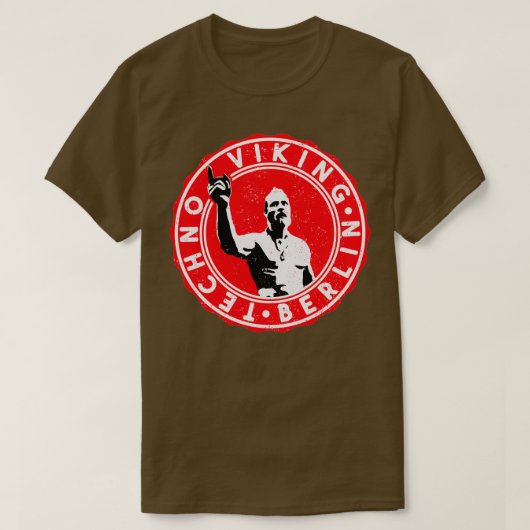 Techno viking 4 t-shirt (Design voorkant)