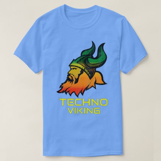 Techno Viking Hard Dance T-shirt (Design voorkant)