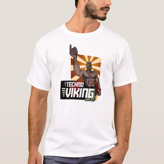 Techno Viking. T-shirt (Voorkant)