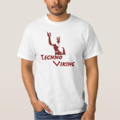techno viking t-shirt (Voorkant)