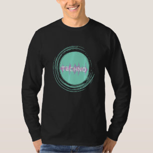 Techno Waves Edm Muziekfestival Rave Dubstep T-shirt