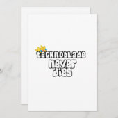 Technoblade vervalt nooit kaart (Voorkant / Achterkant)