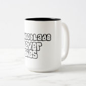 Technoblade vervalt nooit tweekleurige koffiemok (Voorkant rechts)