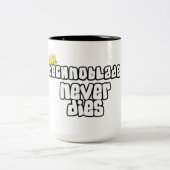 Technoblade vervalt nooit tweekleurige koffiemok (Center)