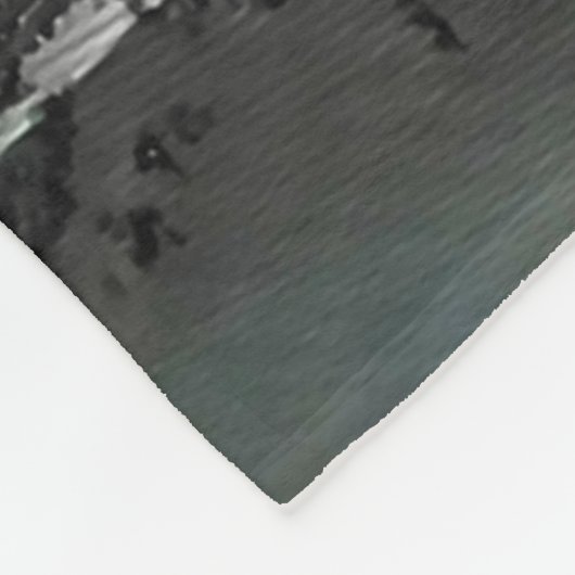 Technobloemstuk Fleece Deken (Hoek)