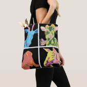 Technocolor droom geitentas tote bag (Dichtbij)