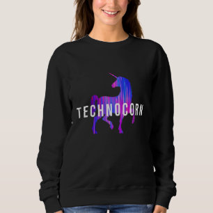 Technocorn Techno Festival Rave Muziek DJ EDM Bas Trui