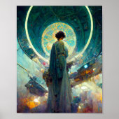 Technocrat Altar 4 Science Fiction Art Poster (Voorkant)