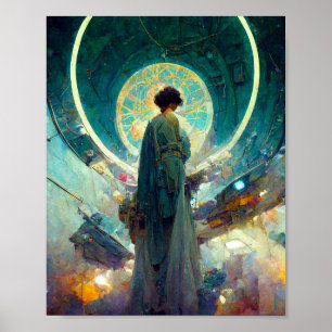 Technocrat Altar 4 Science Fiction Art Poster