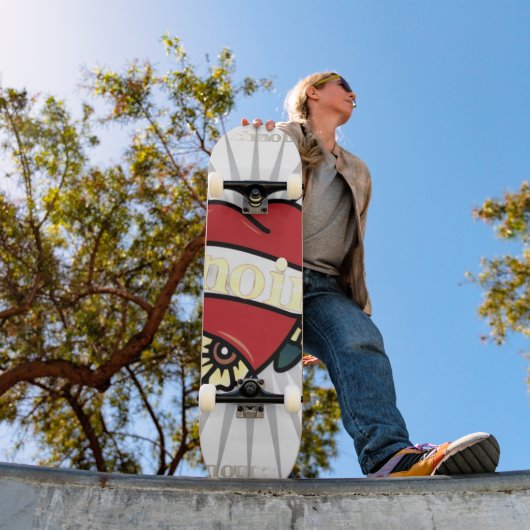 TechNoir "Bleeding Heart" Limited Deck Persoonlijk Skateboard (Buiten 1)